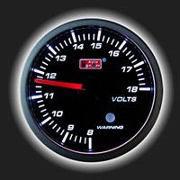 Прибор AUTO GAUGE вольтметр /60 мм/ с тонированным стеклом, 270 град., с индикатором и бипером