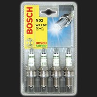 Свечи зажигания BOSCH /карбюратор/ ВАЗ 2108-21099, 2110, 2111, 2115, Нива (4 штуки)