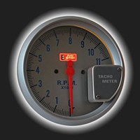 Прибор AUTO GAUGE тахометр /125 мм/ без вспышки, серебристый циферблат, на подставке, 0-11000 RPM