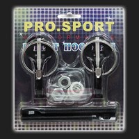 Замки капота универсальные PROSPORT чёрные (комплект)