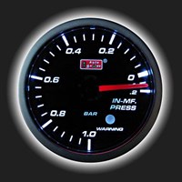 Прибор AUTO GAUGE указатель разряжения /60 мм/ с тонированным стеклом, 270 град., с индикатором и би